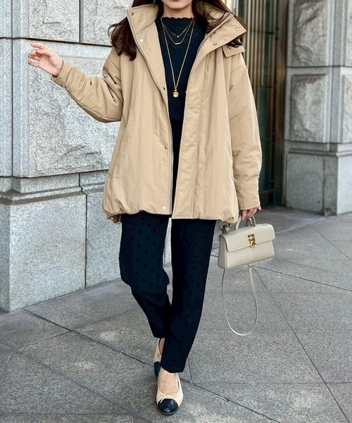 セール】3wayパファーフレアオーバーコート（ダウンジャケット/コート