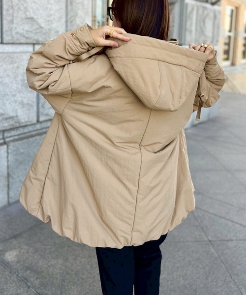 セール】3wayパファーフレアオーバーコート（ダウンジャケット/コート