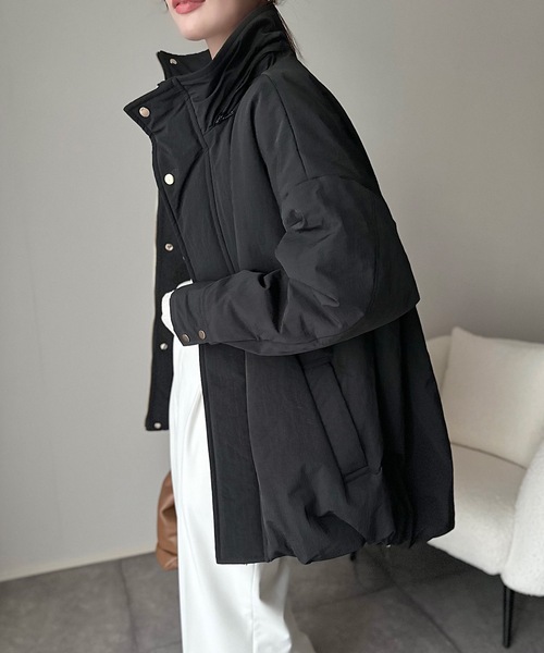 セール】3wayパファーフレアオーバーコート（ダウンジャケット/コート