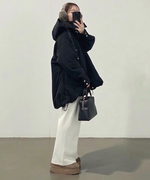 セール】3wayパファーフレアオーバーコート（ダウンジャケット/コート