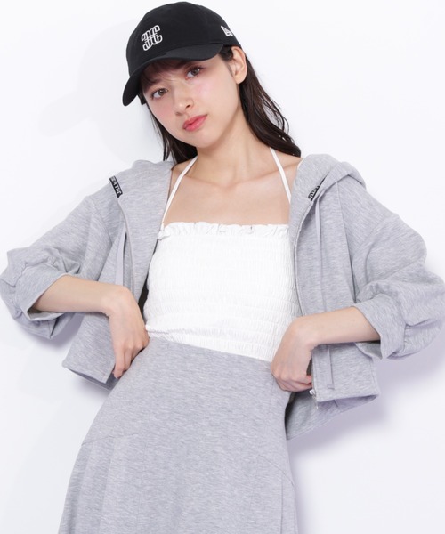 ◇5分袖ダイバーセットアップパーカー（パーカー）｜JILL by JILL