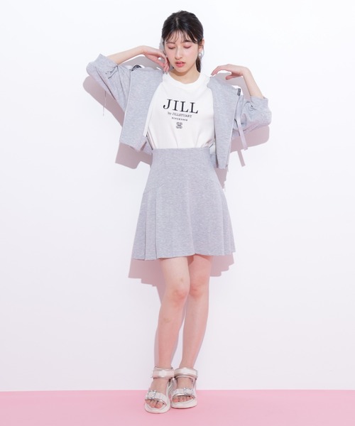JILL by JILL STUART（ジルバイジルスチュアート）の「◇5分袖ダイバーセットアップパーカー（パーカー・レディース・ピンク/ブラック/グレー・FREE）」の22枚目の写真