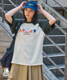 Miffy（ ミッフィー）の「【Miffy】 別注 ミッフィー グラフィック刺繍 半袖Tシャツ（Tシャツ/カットソー）」