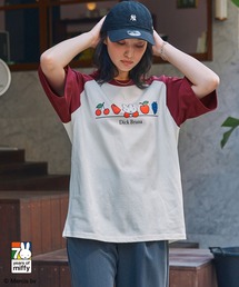 Miffy（ ミッフィー）の「【Miffy】 別注 ミッフィー グラフィック刺繍 半袖Tシャツ（Tシャツ/カットソー）」