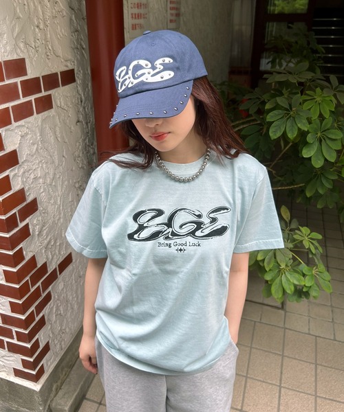 BGL(ビージーエル)の「CRACK LOGO TEE(Tシャツ/カットソー・メンズ・ライトブルー/パープル/ブラック・L/M/S/XL)」の12枚目の写真