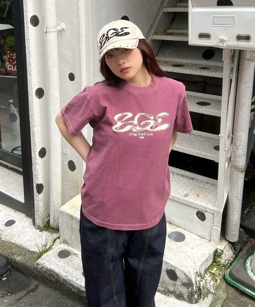 BGL(ビージーエル)の「CRACK LOGO TEE(Tシャツ/カットソー・メンズ・ライトブルー/パープル/ブラック・L/M/S/XL)」の17枚目の写真