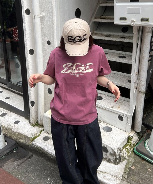 BGL(ビージーエル)の「CRACK LOGO TEE(Tシャツ/カットソー・メンズ・ライトブルー/パープル/ブラック・L/M/S/XL)」の18枚目の写真