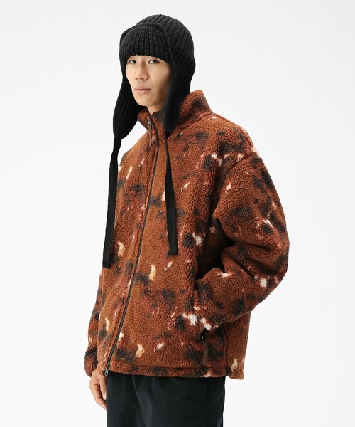 BEAMS（ビームス）の「リラックスフィット ボア ブルゾン（ブルゾン・メンズ・ブラウン/ネイビー・XL/L/M/S）」の2枚目の写真