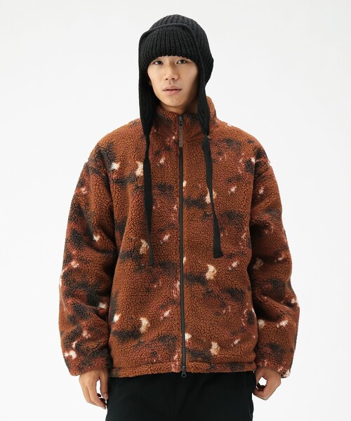 BEAMS（ビームス）の「リラックスフィット ボア ブルゾン（ブルゾン・メンズ・ブラウン/ネイビー・XL/L/M/S）」の7枚目の写真