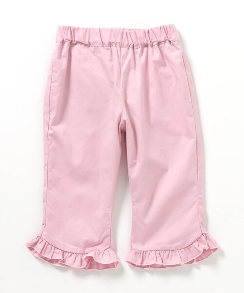 apres les cours(アプレレクール)の「【リンク/ジュニア対応】ハート・レモン柄フリルセットアップ(セットアップ・キッズ・サックスブルー/ブラウン・80/90/100/110/120/130/140)」の22枚目の写真