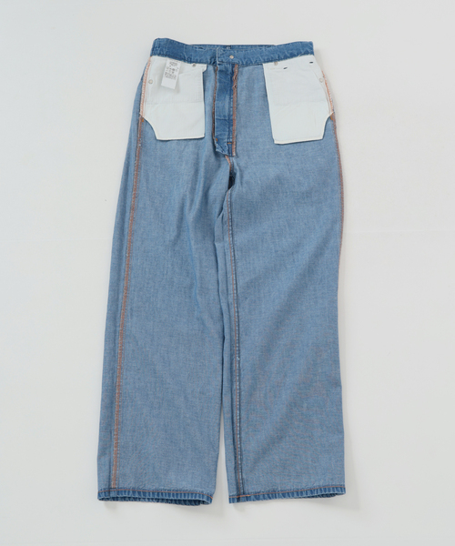 upper hights conte別注デニムワイドパンDEUX2 UNITED ARROWS｜【別注】<upper hights for conte> デニムワイド