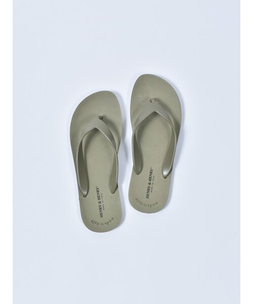 HENRY&HENRY(ヘンリーアンドヘンリー)の「【HENRY&HENRY】FLIPPER サンダル ビーチサンダル(サンダル・メンズ・ブラック/オレンジ系/オリーブ・40/44/42)」の3枚目の写真