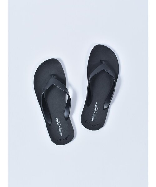 HENRY&HENRY(ヘンリーアンドヘンリー)の「【HENRY&HENRY】FLIPPER サンダル ビーチサンダル(サンダル・メンズ・ブラック/オレンジ系/オリーブ・40/44/42)」の2枚目の写真