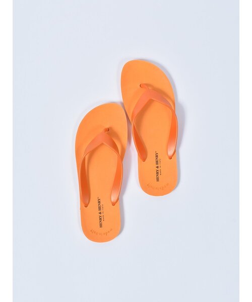 HENRY&HENRY(ヘンリーアンドヘンリー)の「【HENRY&HENRY】FLIPPER サンダル ビーチサンダル(サンダル・メンズ・ブラック/オレンジ系/オリーブ・40/44/42)」の6枚目の写真