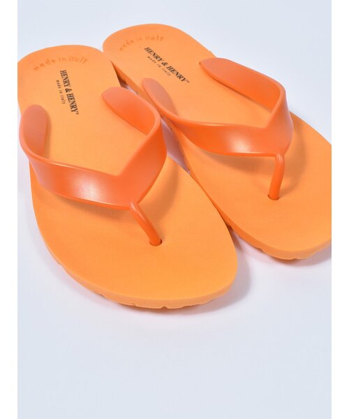 HENRY&HENRY(ヘンリーアンドヘンリー)の「【HENRY&HENRY】FLIPPER サンダル ビーチサンダル(サンダル・メンズ・ブラック/オレンジ系/オリーブ・40/44/42)」の4枚目の写真