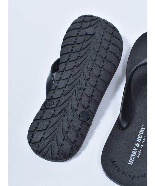 HENRY&HENRY(ヘンリーアンドヘンリー)の「【HENRY&HENRY】FLIPPER サンダル ビーチサンダル(サンダル・メンズ・ブラック/オレンジ系/オリーブ・40/44/42)」の8枚目の写真