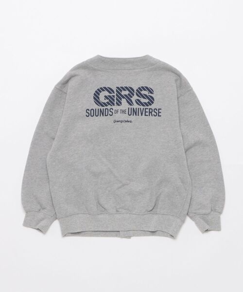 GROOVY COLORS(グルービーカラーズ)の「GRS SKATE DOG Sweat Cardigan(スウェット・キッズ・グレー・125/115)」の5枚目の写真