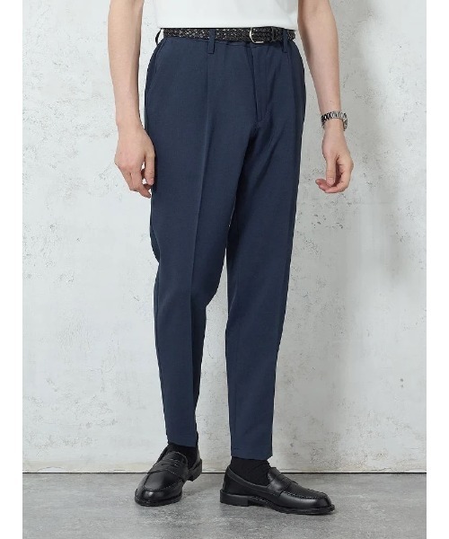 Perfect Suit FActory（パーフェクトスーツファクトリー）の「【洗える】リネンライク　サマースラックス　グレー/ベージュ/ブルー/ネイビー（スラックス・メンズ・ベージュ/ネイビー/チャコールグレー/ブルー・S/M/L/3L/LL）」の3枚目の写真