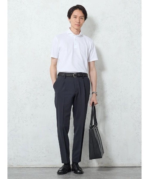 Perfect Suit FActory（パーフェクトスーツファクトリー）の「【洗える】リネンライク　サマースラックス　グレー/ベージュ/ブルー/ネイビー（スラックス・メンズ・ベージュ/ネイビー/チャコールグレー/ブルー・S/M/L/3L/LL）」の16枚目の写真