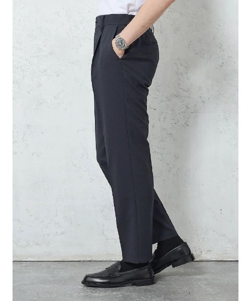 Perfect Suit FActory（パーフェクトスーツファクトリー）の「【洗える】リネンライク　サマースラックス　グレー/ベージュ/ブルー/ネイビー（スラックス・メンズ・ベージュ/ネイビー/チャコールグレー/ブルー・S/M/L/3L/LL）」の11枚目の写真