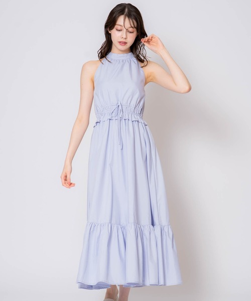 NOELA（ノエラ）の「アメスリサマーカラーワンピース（ワンピース・レディース・ライトグリーン/ベージュ/サックスブルー・S/M）」の14枚目の写真