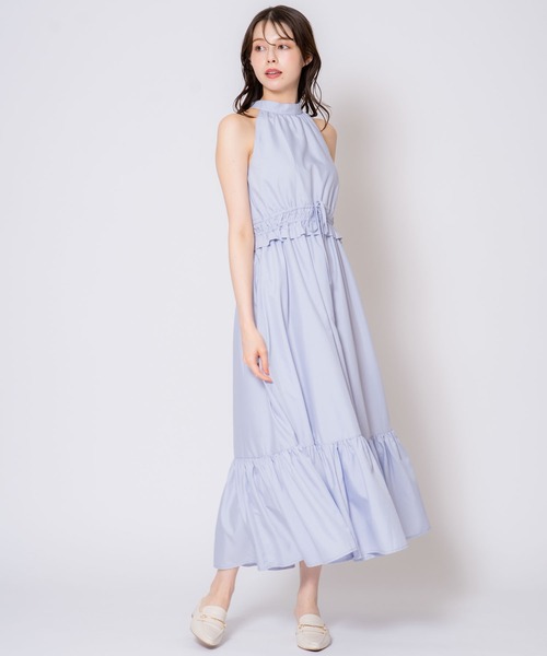 NOELA（ノエラ）の「アメスリサマーカラーワンピース（ワンピース・レディース・ライトグリーン/ベージュ/サックスブルー・S/M）」の13枚目の写真