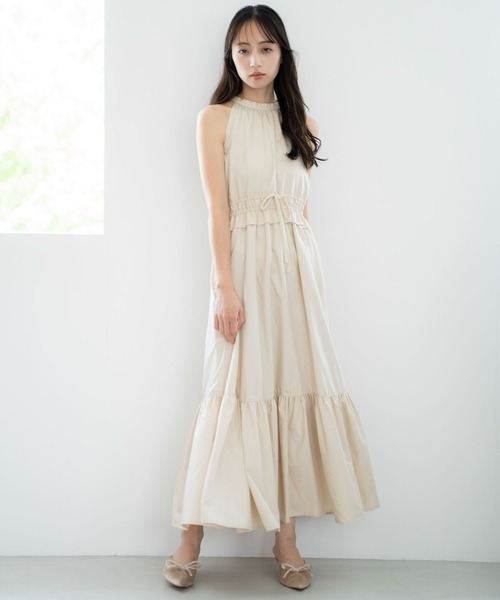 NOELA（ノエラ）の「アメスリサマーカラーワンピース（ワンピース・レディース・ライトグリーン/ベージュ/サックスブルー・S/M）」の16枚目の写真