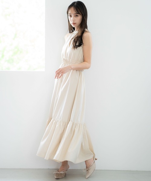 NOELA（ノエラ）の「アメスリサマーカラーワンピース（ワンピース・レディース・ライトグリーン/ベージュ/サックスブルー・S/M）」の19枚目の写真