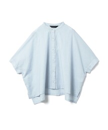 mizuiroind | mizuiro ind リネンスタンドカラーワイドシャツ(シャツ/ブラウス)