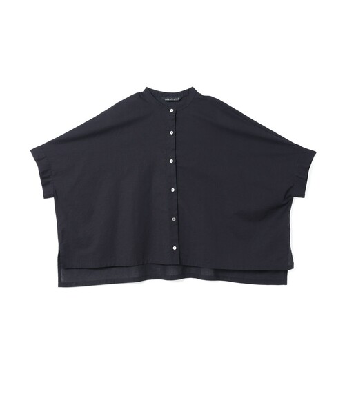 mizuiro ind リネンスタンドカラーワイドシャツ（シャツ
