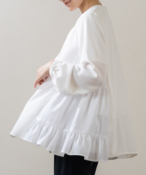 SONO/ソーノ】エアリーティアードUVジャケカーデ（カーディガン