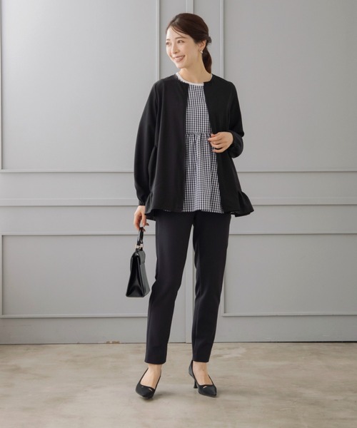 sono ブラック　カーディガン　羽織り　テンセル　コットン　シルク Sono（ソーノ） カーディガン 再販売!!「ZOZO限定」日本製「SONO