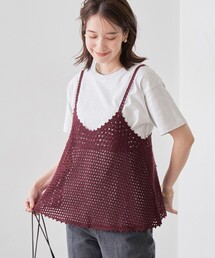 【セットアイテム】クロシェVキャミセットT