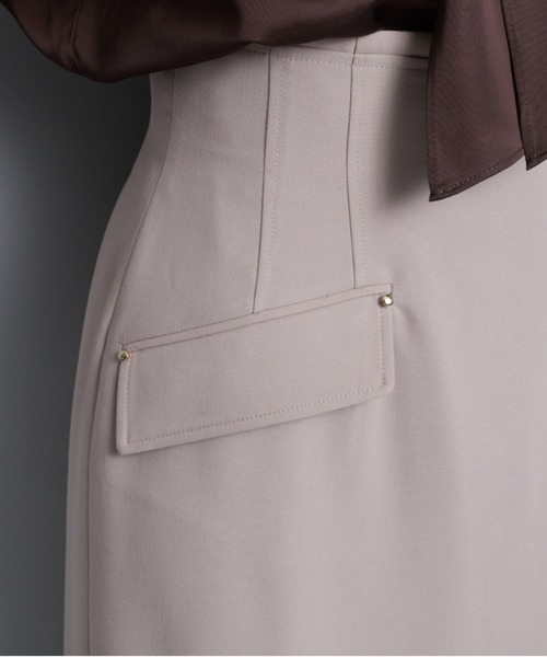 JUSGLITTY ラップデザインタイトスカート ラップデザインタイトスカート（スカート）｜JUSGLITTY（ジャス