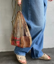 JEANS FACTORY  | [ODDMENT/オッドメント] ネット 巾着ポーチ(ショルダーバッグ)