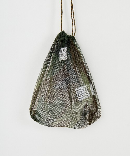 JEANS FACTORY （ジーンズファクトリー）の「[ODDMENT/オッドメント] ネット 巾着ポーチ（ショルダーバッグ・レディース・カーキ/オリーブ・ONE SIZE）」の13枚目の写真