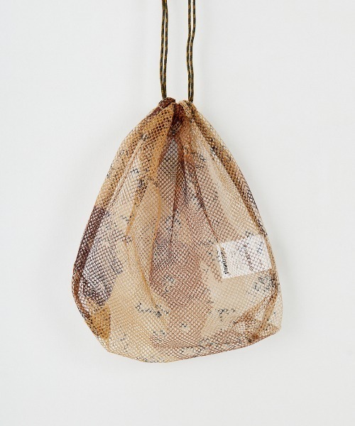 JEANS FACTORY （ジーンズファクトリー）の「[ODDMENT/オッドメント] ネット 巾着ポーチ（ショルダーバッグ・レディース・カーキ/オリーブ・ONE SIZE）」の16枚目の写真