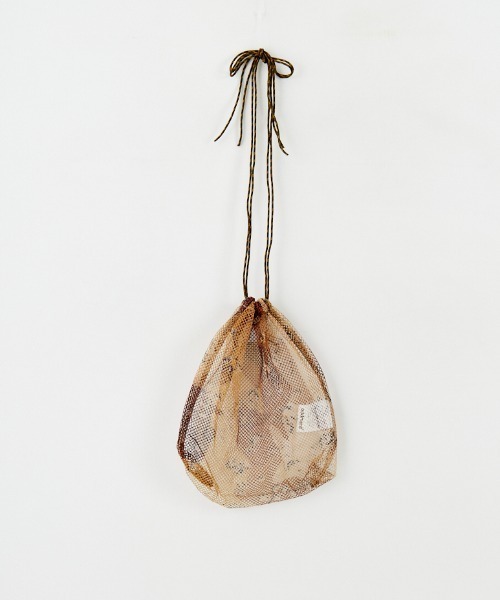 JEANS FACTORY （ジーンズファクトリー）の「[ODDMENT/オッドメント] ネット 巾着ポーチ（ショルダーバッグ・レディース・カーキ/オリーブ・ONE SIZE）」の14枚目の写真