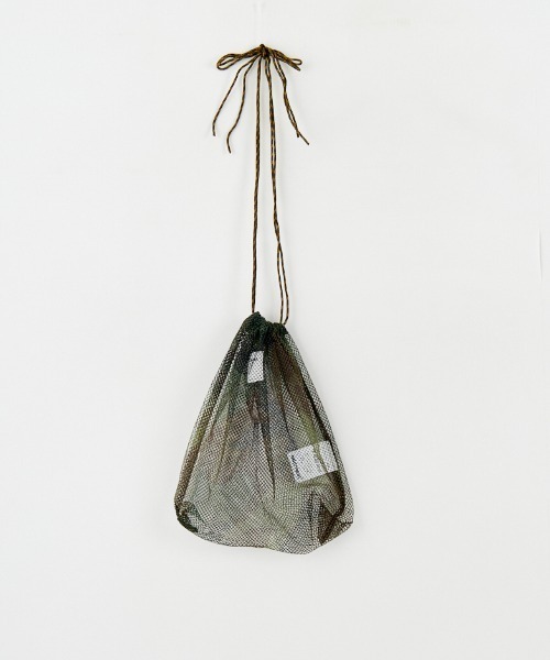 JEANS FACTORY （ジーンズファクトリー）の「[ODDMENT/オッドメント] ネット 巾着ポーチ（ショルダーバッグ・レディース・カーキ/オリーブ・ONE SIZE）」の22枚目の写真