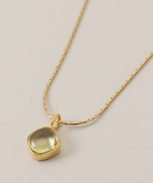 La TOTALITE（ラトータリテ）の「LES BONBON/ル ボンボン aura square tiny ネックレス（ネックレス・レディース・イエロー/パープル・FREE）」の8枚目の写真