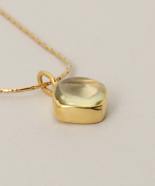 La TOTALITE（ラトータリテ）の「LES BONBON/ル ボンボン aura square tiny ネックレス（ネックレス・レディース・イエロー/パープル・FREE）」の10枚目の写真