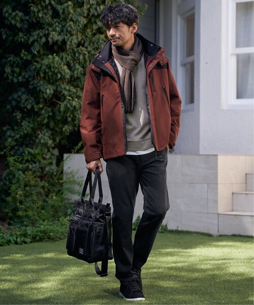 ikka（イッカ）の「ナイロンツイル2WAYトートバッグ（トートバッグ・メンズ・カーキ/ブラック・FREE）」の19枚目の写真