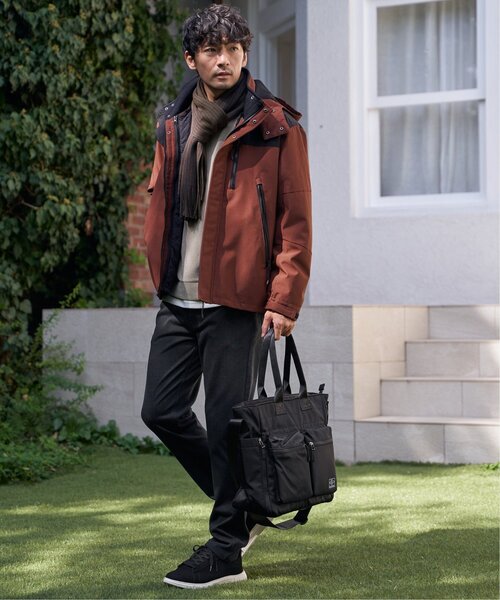 ikka（イッカ）の「ナイロンツイル2WAYトートバッグ（トートバッグ・メンズ・カーキ/ブラック・FREE）」の20枚目の写真