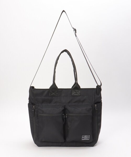 ikka（イッカ）の「ナイロンツイル2WAYトートバッグ（トートバッグ・メンズ・カーキ/ブラック・FREE）」の21枚目の写真