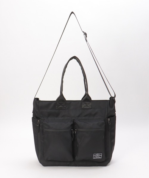 ikka（イッカ）の「ナイロンツイル2WAYトートバッグ（トートバッグ・メンズ・カーキ/ブラック・FREE）」の16枚目の写真