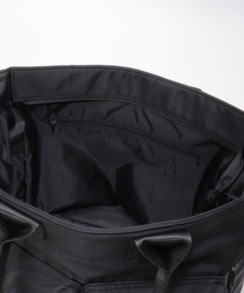 ikka（イッカ）の「ナイロンツイル2WAYトートバッグ（トートバッグ・メンズ・カーキ/ブラック・FREE）」の12枚目の写真