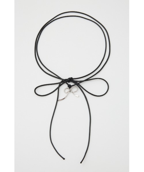 SLY（スライ）の「ROSE RIBBON CHOKER SET ローズ リボン チョーカーセット（チョーカー・レディース・ブラック/ブラウン・FREE）」の5枚目の写真