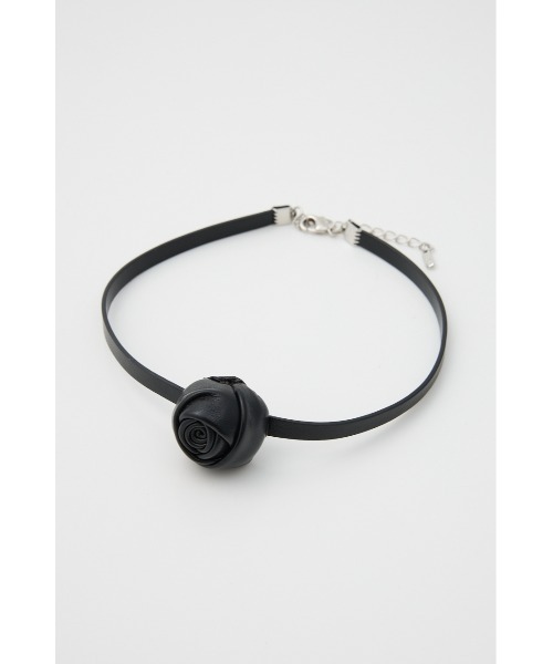 SLY（スライ）の「ROSE RIBBON CHOKER SET ローズ リボン チョーカーセット（チョーカー・レディース・ブラック/ブラウン・FREE）」の6枚目の写真