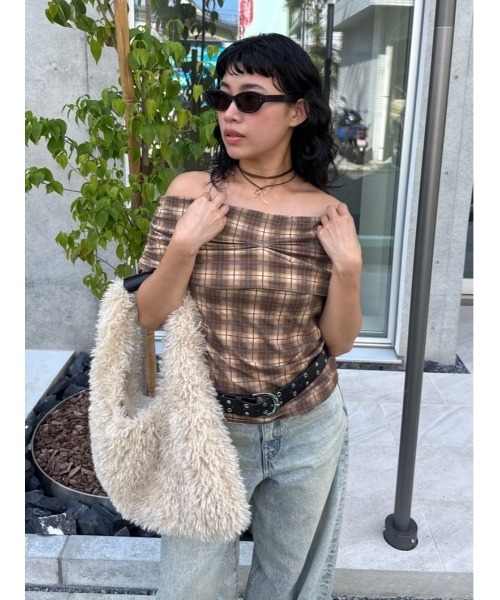 SLY（スライ）の「ROSE RIBBON CHOKER SET ローズ リボン チョーカーセット（チョーカー・レディース・ブラック/ブラウン・FREE）」の18枚目の写真