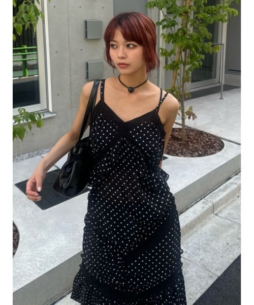 SLY（スライ）の「ROSE RIBBON CHOKER SET ローズ リボン チョーカーセット（チョーカー・レディース・ブラック/ブラウン・FREE）」の20枚目の写真